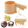 thumbnail image 4 of Bovemsi Kitchen Gadgets Handheld Cup Strainer Fine Sieve Flour Sieve Baking Tool PP With Bottom Lid, 4 of 4