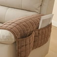 thumbnail image 3 of Usloyux Under $5 Headrest Cover for Recliners,Recliner Chair Slipcovers,Recliner Chair Protector,Furniture Protector with Side Storage Pocket,Armchair Couch Arm Rest Cover for Chair, Sofa, 3 of 6