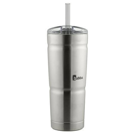 Bubba Envy 24 Ounce Vacuum Insulated Stainless Steel Tumbler with (Best Stainless Steel Water Bottle With Straw)