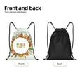 thumbnail image 5 of Kdxio World Travel3 Print Drawstring Backpack Bag,Waterproof Draw String Back Sack, Gym Drawstring Bags Swim Bag For Unisex, 5 of 9