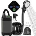 thumbnail image 1 of Portable Camping Shower 6000mah Rechargeable Electric Outdoor Washing Cleaning, 1 of 5