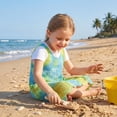 thumbnail image 5 of Girls Swim Cover Up Knit Beach Bathing Suit Coverups Cami Dress for Size 4-7Y, 5 of 6