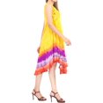 thumbnail image 3 of HAPPY BAY Women's Summer Loose A-Line House Wear Beach Dresses L-XL Yellow, Tie Dye, 3 of 4