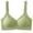 #0130-Green, variant on Women's Adjustable Floral Embroidered Bra, Breathable Thin Wireless Pullover, Sheer Mesh Gathering Rimless Soft Stretch, Lightly Lined Demi Cup Daily Comfort Fit Gift