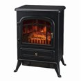 thumbnail image 1 of HOMCOM 16" Free Standing Electric Fireplace Portable Adjustable Stove Black, 1 of 10