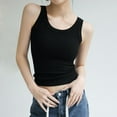 thumbnail image 1 of Women's Tanks & - Seamless Ribbed Camisole with Built-In Bra Support for Daily Layering and Casual Wear Soft Comfort Stretch Tank Top for All Seasons, 1 of 4