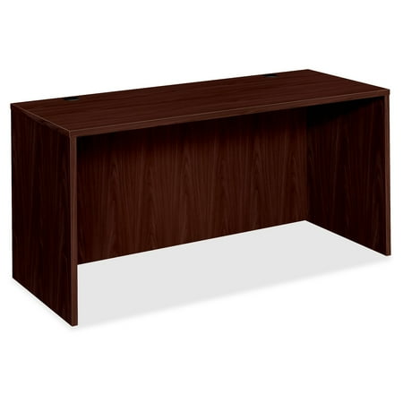 Mahogany Office Wardrobe - basyx BL Series Credenza Shell, 60w x 24d x 29h, Mahogany