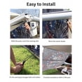 thumbnail image 7 of 4th of July RV Awning Sun Shade Screen 9'X7' 250th Anniversary Mesh Sunscreen Patriotic Stars Fireworks Awning Shade Screen with Zipper UV Blocker Completed Kits for RV Motorhome Camper, 7 of 7