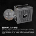 thumbnail image 3 of Thermaltake GF1 (2024) Alimentation Modulaire ATX 850W - 80 Plus Or - Ultra Silencieuse - Zéro RPM, PS-TPD-0850FNFAGU-P, 3 of 5
