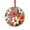 Pattern-1, variant on Red Gold Retriever in Glasses Xmas Ornament Hanging Craft Collectibles for Xmas Trees Home Party Gifts for Dog Lover Round Glass Hanging Ornament