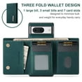thumbnail image 6 of Allytech 2 in 1 Detachable Wallet Case for Google Pixel 8 with Cash Pocket & Cash Slots, [Full Body Protection] [Magnetic Clasp] Luxury PU Leather Shockproof Slim Kickstand Case - Green, 6 of 10