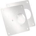 thumbnail image 1 of Amerock Pack de 2 Placas de Reparación para Bisagras de Gabinete de Acero con Tornillos, 1 of 6