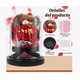 thumbnail image 4 of Flores Artificiales Rosa Eterna Con Oso Color Rojo, 4 of 4