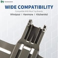thumbnail image 2 of 2 Packs Upgraded W10350375 Dishwasher Top Rack Compatible with Kenmore Whirlpool W10712395 AP5957560, 2 of 7