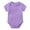 Purple, variant on Baby Boy Romper Baby Summer Solid Short Sleeve Bodysuits Casual Soft Breathable Romper Playwear Baby Romper Blue 0 Months-3 Months
