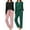 Blue Green/Pink Heart, variant on Ekouaer 2 Pack Women Pajama Long Sleeve Sleepwear Soft Loungewear Pjs Sets with Pockets