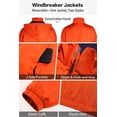 thumbnail image 6 of GINGTTO Men's Winter Softshell Fleece Lined Reversible Bomber Jacket with Detachable HoodGINGTTO Mens Winter Jacket Softshell Fleece Lind with Detatchable Hood，Reversible Bomber Windbreaker for Men, 6 of 7