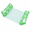 green (comes with air pump), variant on Inflatable Pool Float Hammock, 1 Pack Tropical Leaf Water Hammock with 2 Air Pillows, Mesh Pool Lounger Floating Chair for Adults, Portable Pool Raft for Swimming Pool, Lake, Beach and Summer Relaxat