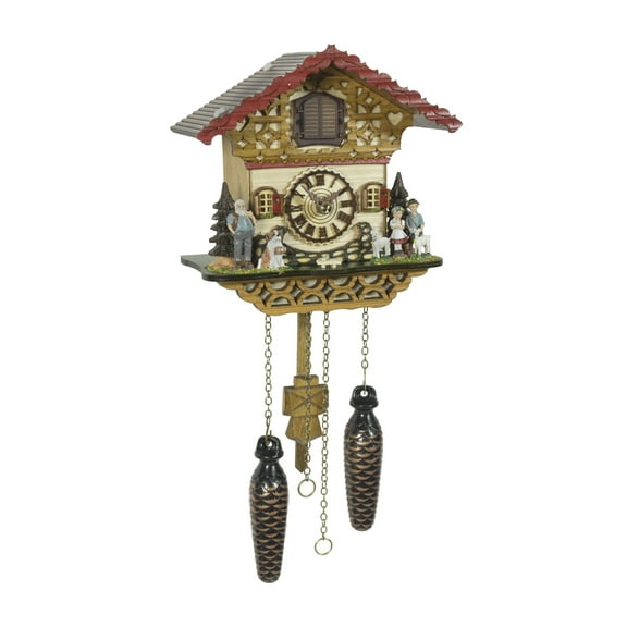 Quartz Cuckoo Clock Swiss house with music TU 4228 QM