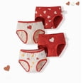 thumbnail image 2 of Akiihool Rubber Underwear for Potty Training Baby Girls Diaper Covers Ribbed Ruffle Solid Triangle Baby Girl Shorts Summer Toddler Underwear (Red,11-12 Years), 2 of 3