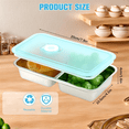 thumbnail image 4 of Stainless Steel Double Compartment Snack Containers,Grab and Go Snack Containers Reusable with Lids,for Takeout Outdoor, 4 of 7