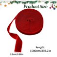 thumbnail image 3 of HandyHome Velvet Ribbon, Single Sided Velvet Ribbon Roll, Curling Ribbon, Decorative Fabric Balloon String for Gift Wrapping, Bow Making, Christmas Tree Ornament and Handmade DIY Craft Decor, 3 of 4