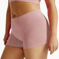 thumbnail image 6 of Hontri Full Coverage Boyshorts Underwear - Women's Soft Stretch Shorts (Everyday Comfort, No-Ride Design) Pink XXL, 6 of 6