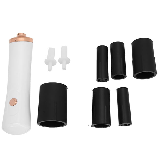 Mezclador de esmalte de uñas eléctrico multifuncional, mezclador portátil de pegamento para pestañas (blanco)