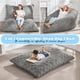 thumbnail image 3 of Sillón Puff Hobestluk 3 en 1 con Espuma de Memoria, Cuadro Gris, 3 of 9