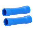 thumbnail image 2 of 1000 Pcs Blue Butt Connectors Fully Insulated Crimp Terminal Connectors for Automotive Electronic Applications(1.5-2.5mm ), 2 of 5