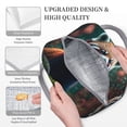 thumbnail image 3 of Disketp Forest Plant Raccoon Bolsa Térmica para Almuerzo, Lonchera con Abertura Amplia y Gran Capacidad, Organizador Reutilizable para Mujeres, Hombres y Adultos, 3 of 6