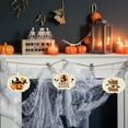 thumbnail image 6 of Large Size 7inch Wooden Halloween Thanksgiving Ornaments to Paint,Pumpkin Cutouts Unfinished DIY Blank Unfinished Pumpkin Wood Discs Ornament for Crafts Hanging Autumn Decorations 10PCS, 6 of 7