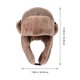 thumbnail image 2 of unbranded Gorro Invernal De Color Café Unisex Para Protección, 2 of 6