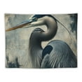 thumbnail image 5 of WERPE Modern Bird Paintings in Teal and Grey Color Suitable for Hanging Tapestry Painting, 5 of 6