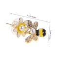 thumbnail image 2 of Cute Floral Bee Earrings Ear Jewelry for Women Zircon Drop Dangle, 2 of 5