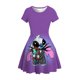 thumbnail image 1 of Halloween Disney Stitch bruja calabaza fantasma princesa vestido juego de rol chica fiesta Vesido vestido niña Festival carnaval disfraz Bi120 heqiyong CONDUJO, 1 of 2