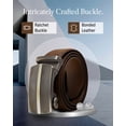 thumbnail image 2 of Mens Belt Leather Ratchet Belts For Men Casual & Dress Belt With Adjustable Automatic Buckle, 2 of 6