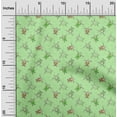 thumbnail image 2 of oneOone Rayon Light Green Fabric Ocean Turtles Sewing Fabric By The Yard Printed Diy Clothing Sewing Supplies 56 Inch Wide, 2 of 4