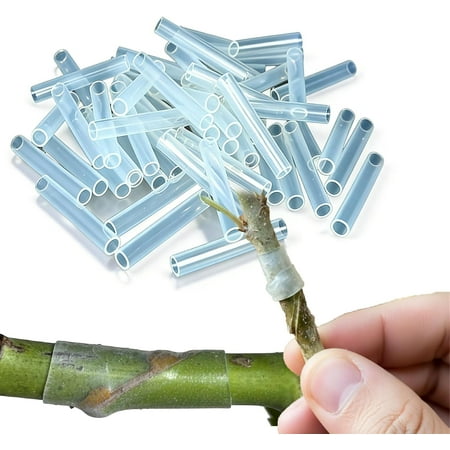 Silicone Grafting Sleeves for Fruit Trees, Durable & Promotes Fruit Tree Healing Grafting Sleeves 3-7.5mm Gardening Special Sleeve Tubes Tree Trunk Protective Wrapping Sleeve Plant Branches
