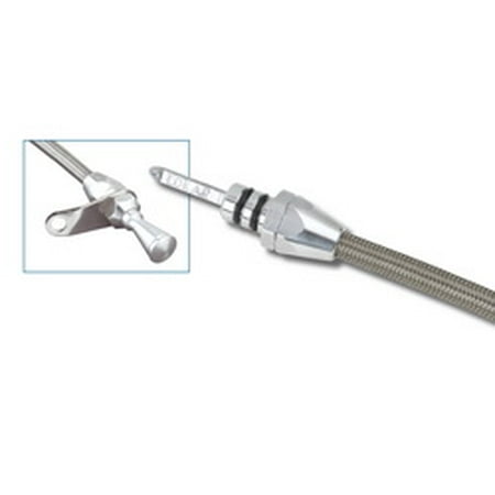 Lokar TD-3FMXTM LOCTD-3FMXTM HI-TECH FLEXIBLE BRAIDED STAINLESS TRANSMISSION DIPSTICK