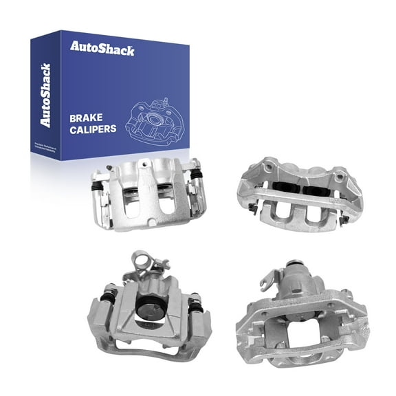AutoShack Front & Rear Brake Calipers Replacement for 2010-2012 Ford Taurus 2012 Lincoln MKS 4-PC Set