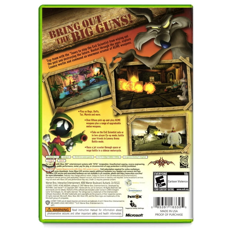 Looney tunes acme 2024 arsenal xbox one