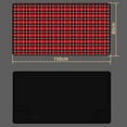 thumbnail image 6 of Soft Plush Electric Heated Blanket Throw, White Black Plaid Microlight Therapedic Throws | 3 Heat Setting with Auto Shut Off, 6 of 8