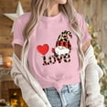 thumbnail image 5 of New trending & for spring GaThRRgYP Women Tops Summer T-Shirts,Women's Casual Round Neck Short-sleeved Christmas Tree Printed T-shirt Multicolor XL, 5 of 6