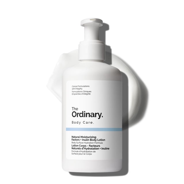 The Ordinary Natural Moisturizing Factors + Inulin Body Lotion, Loción para el Cuerpo con Inluina — Crema corporal para hidratación ligera y duradera que protege la bar