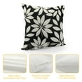thumbnail image 4 of COMIO  Artistic Geometric Decorative TThrow Pillow Covers Pillow Cases,Soft Throw Pillow Cushion Cover for Sofa Bed and Couch for Girls Adults Children Black and White, 4 of 5