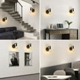 thumbnail image 5 of Black Wall Sconce with Switch, Dimmble Wall Lamp, Wall Mounted Bedside Lamps, Retro Wall Light E26 Industrial Wall Lighting for Living Room Kitchen, 5 of 6