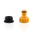 thumbnail image 2 of Quick Connect Hose Fittings, Universal Faucet Connector With Sun Protection For Garden Hose Tap, 2 Pieces Double Male Hose Connectors In Gray, 2 of 5