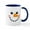 White/Navy Inside, variant on CafePress - Snowman Face Mugs - 11 oz Ceramic Mug - Novelty Coffee Tea Cup