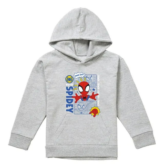 Spidey And His Amazing Friends Chandail à Capuchon à Capuche Bande Dessinée pour Garçons/filles